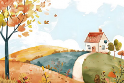 田园漫画,漫画中的诗意乡村画卷